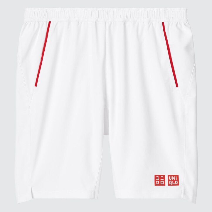 weiße herren-dryhose von uniqlo kei nishikori london 2022 kollektion