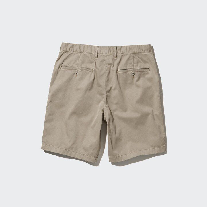 gelbe uniqlo chinos herrenhose