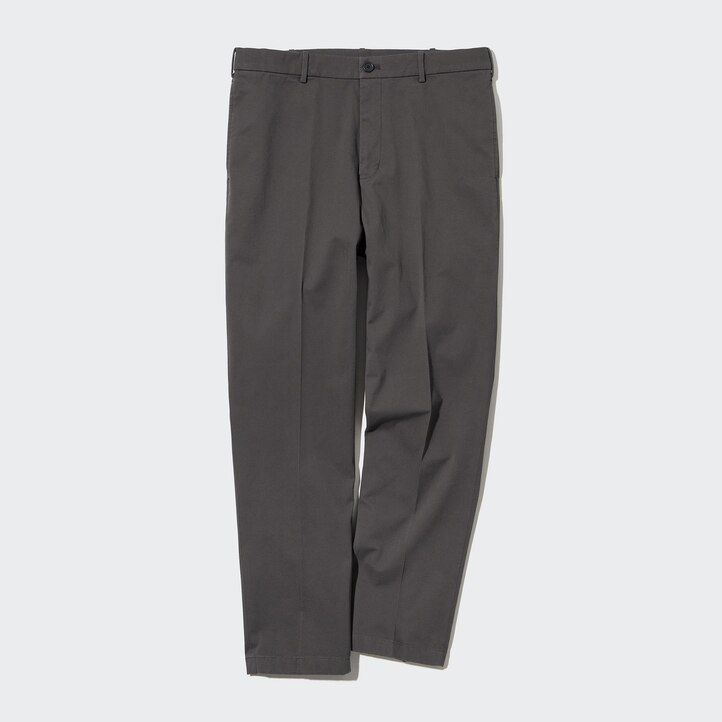 uniqlo herren-baumwollhose knöchellang beige