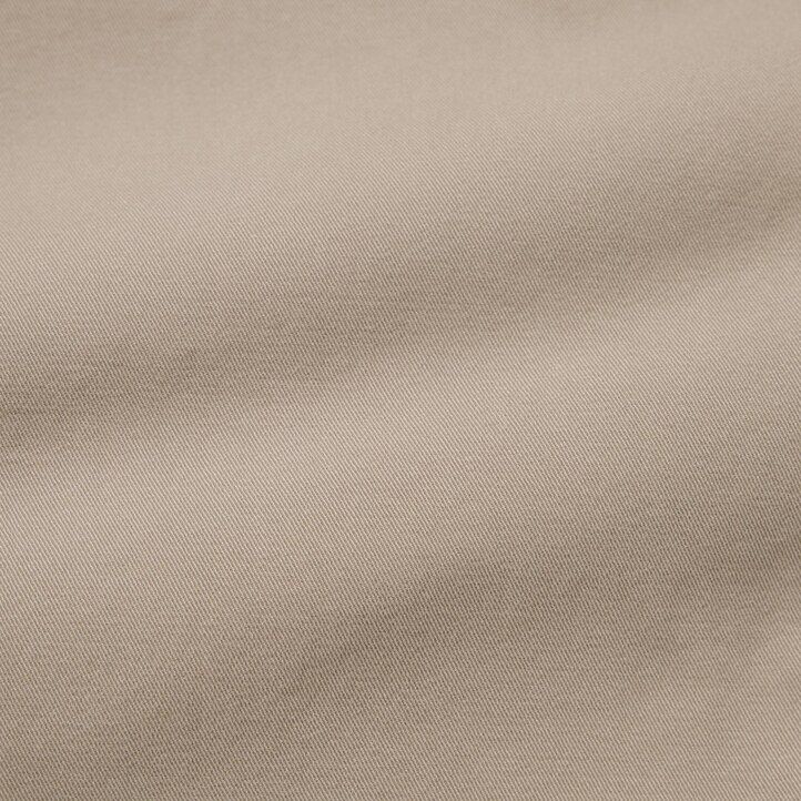 uniqlo smart cotton herrenhose in olivgrün knöchellang