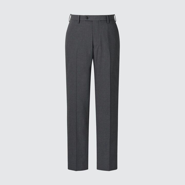 uniqlo airsense ultraleichte herrenhose in wolloptik marineblau