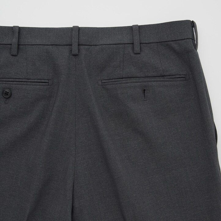 uniqlo airsense ultraleichte herrenhose in wolloptik marineblau