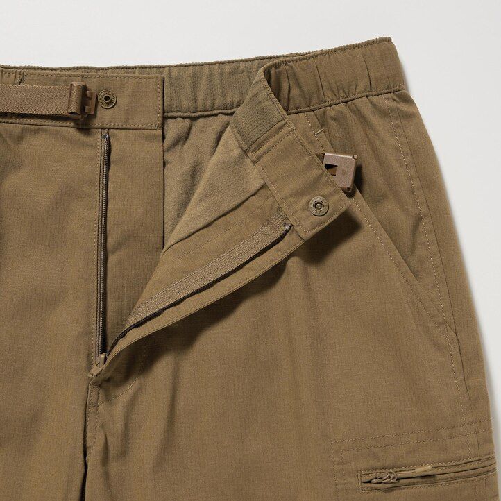 braune uniqlo heattech warmfutter herrenhose