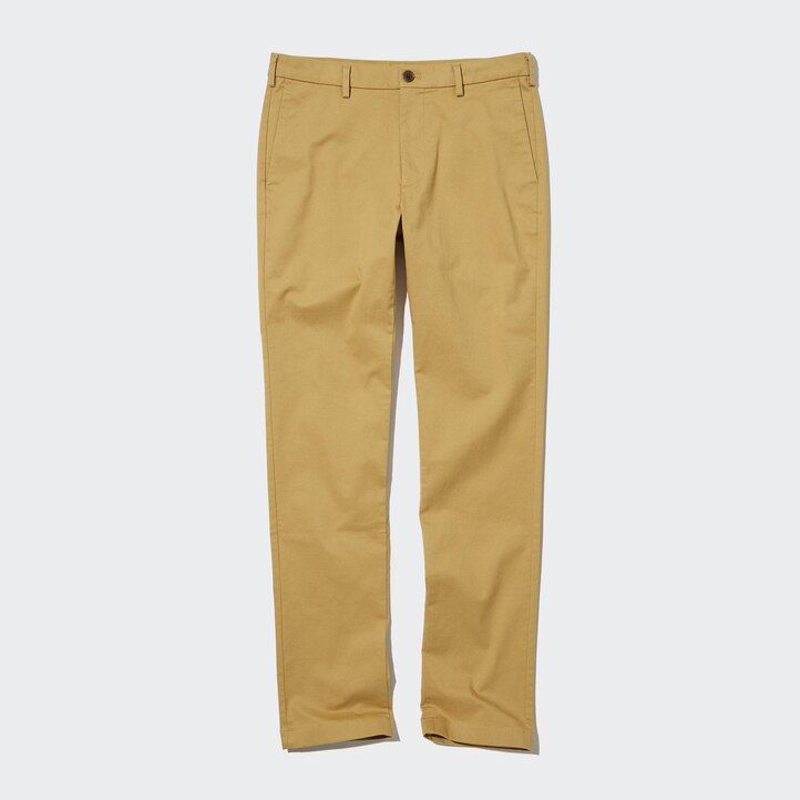 schwarze uniqlo slim fit chinos für herren