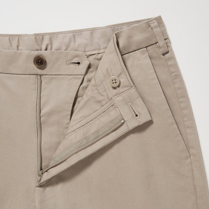 schwarze uniqlo slim fit chinos für herren