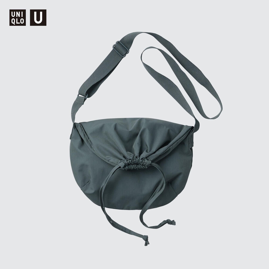uniqlo mini-turnbeutel für damen grün