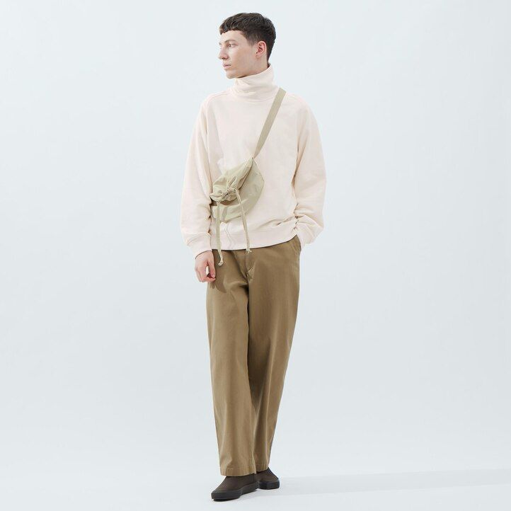 uniqlo mini-turnbeutel für damen grün