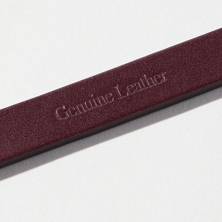 burgunderfarbene uniqlo skinny belt damentaschen