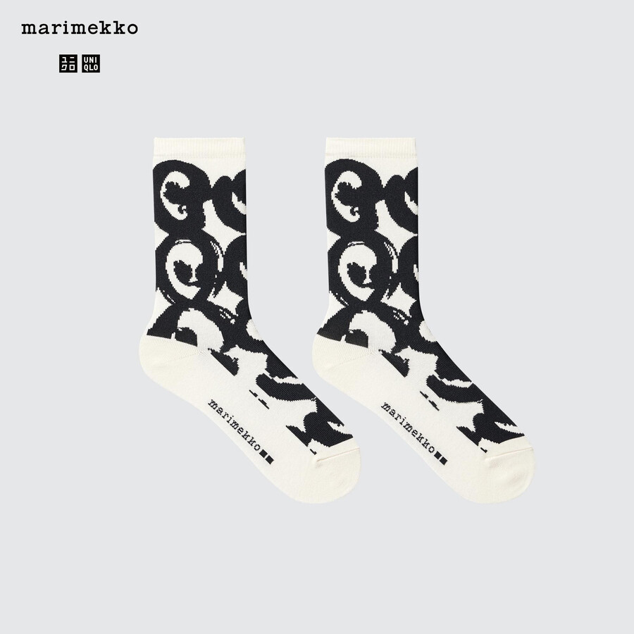 schwarze uniqlo heattech thermosocken für damen