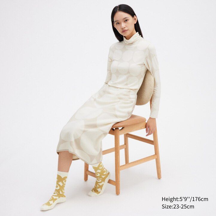 schwarze uniqlo heattech thermosocken für damen