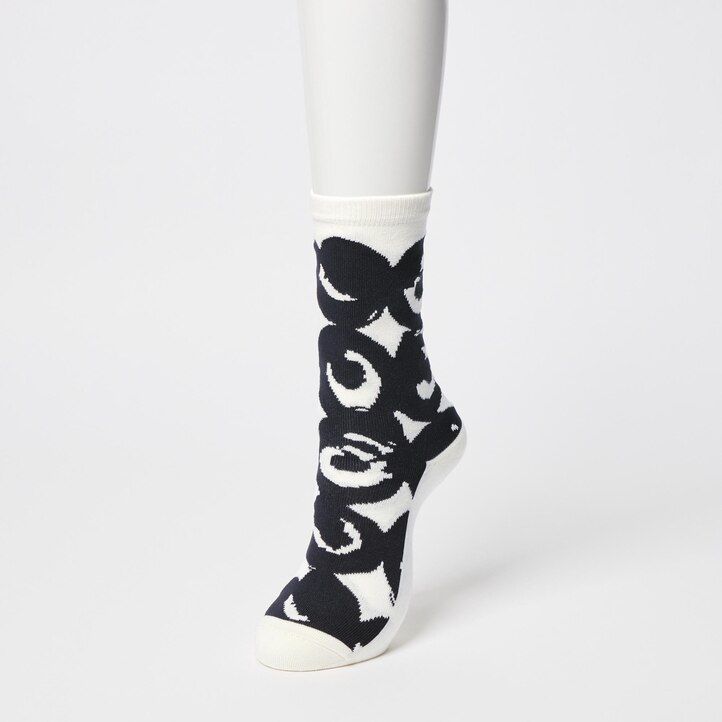 schwarze uniqlo heattech thermosocken für damen