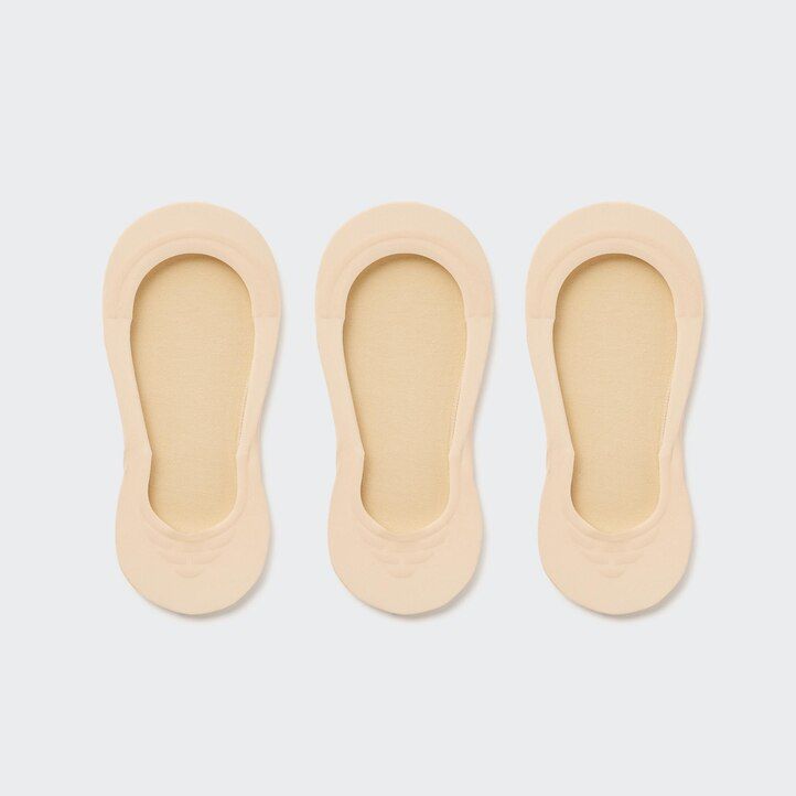 schwarze damen-socken von uniqlo transparent unsichtbar drei paar