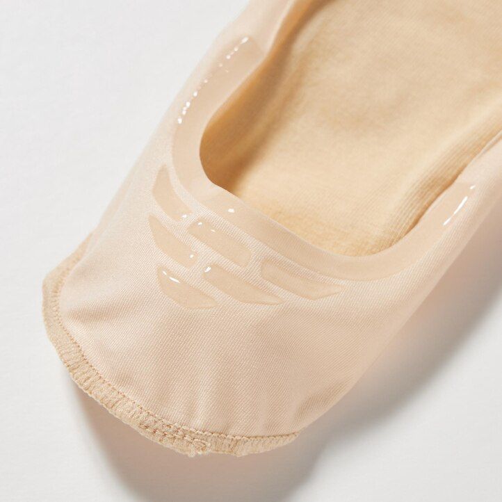 schwarze damen-socken von uniqlo transparent unsichtbar drei paar