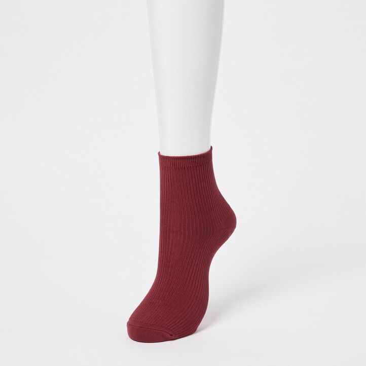 uniqlo rippsocken für damen 3 paar weiß