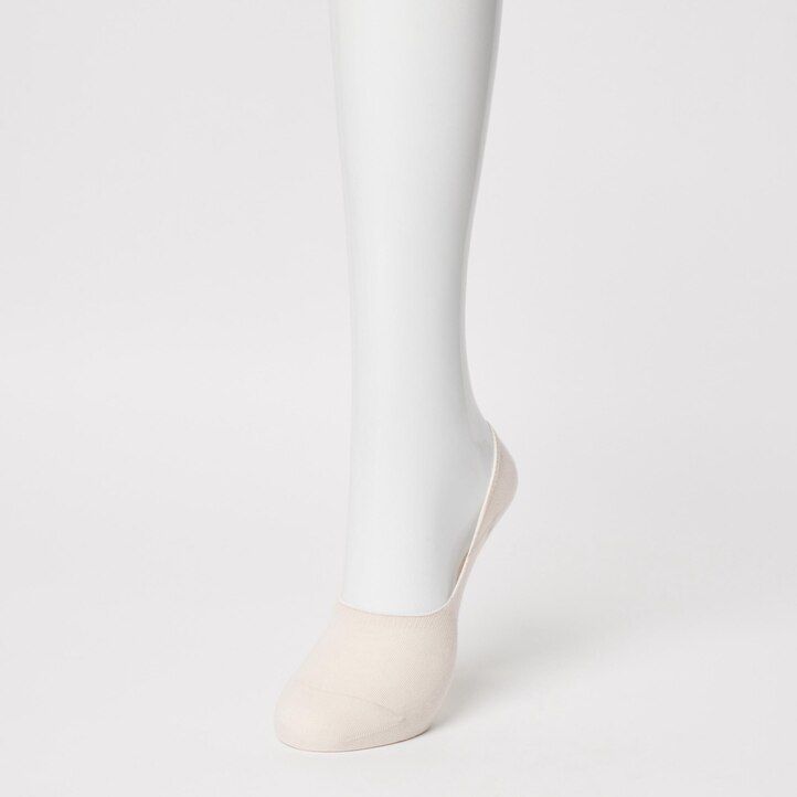 weiße uniqlo invisible no show socken drei paar damen