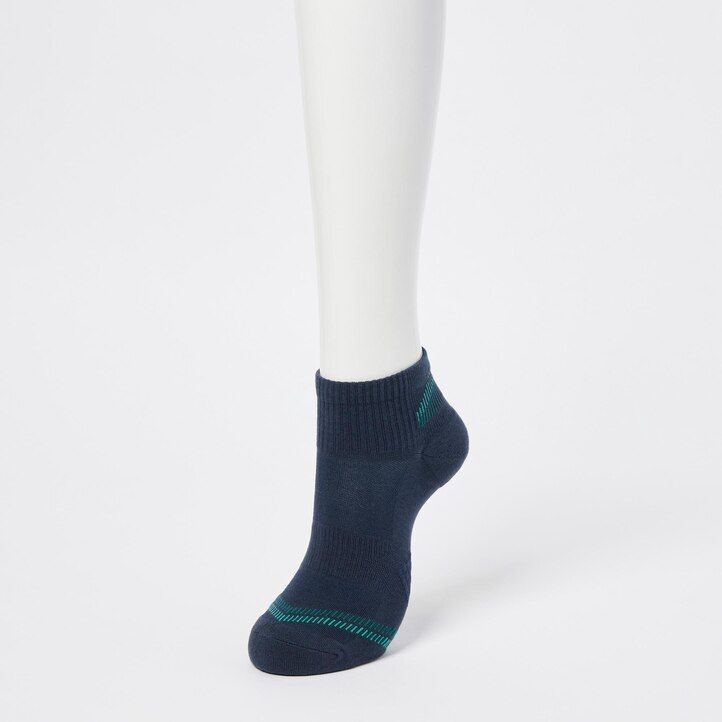weiße uniqlo damen-sportsocken knöchellänge drei paar