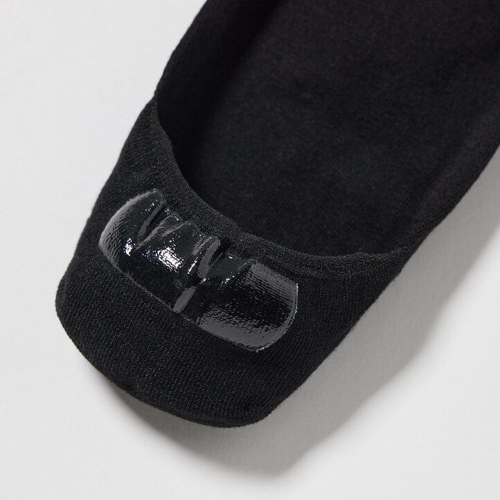 uniqlo damen-socken niedrig geschnitten unsichtbar 3 paar weiß
