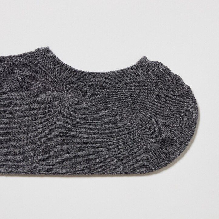 uniqlo mesh invisible no show drei paar damensocken dunkelgrau