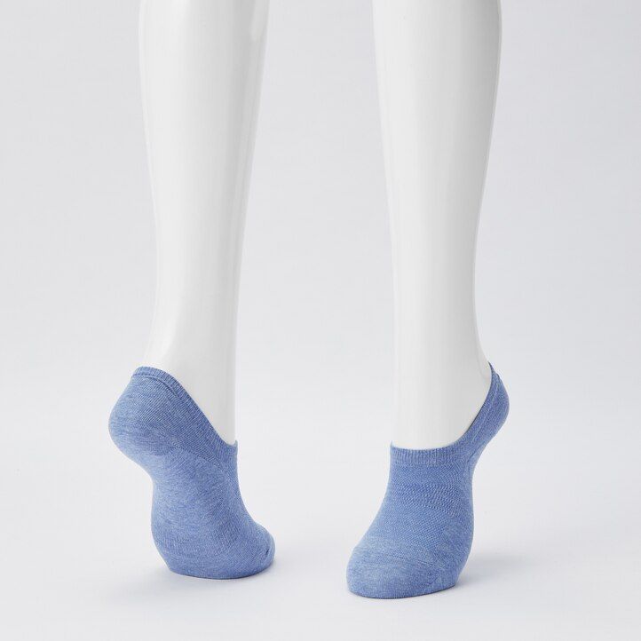 uniqlo damen-netzsocken unsichtbar 3 paar weiß
