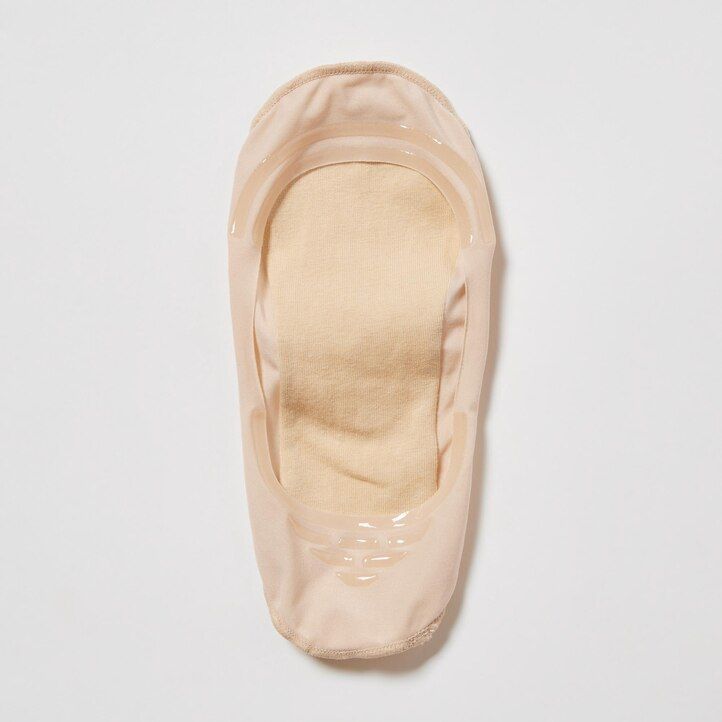 beige uniqlo transparente socken drei paar damensocken