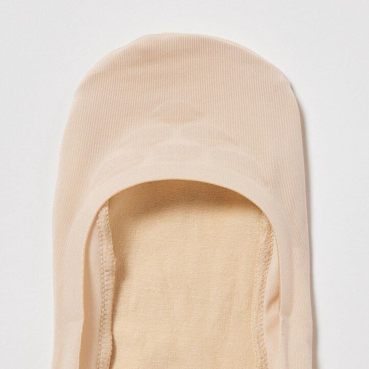 beige uniqlo transparente socken drei paar damensocken
