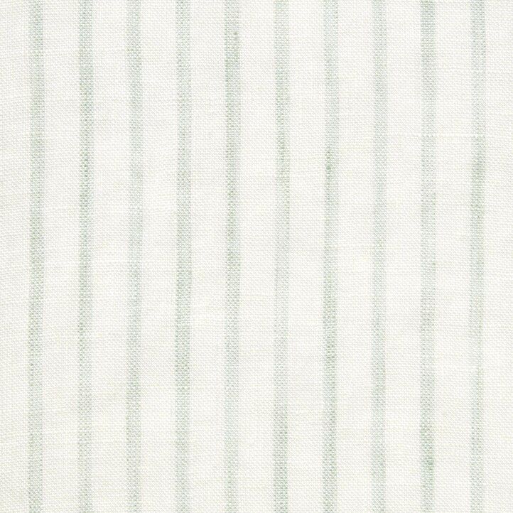 damenbluse von uniqlo aus 100 premium-leinen mit streifenmuster und Ärmeln hellblau