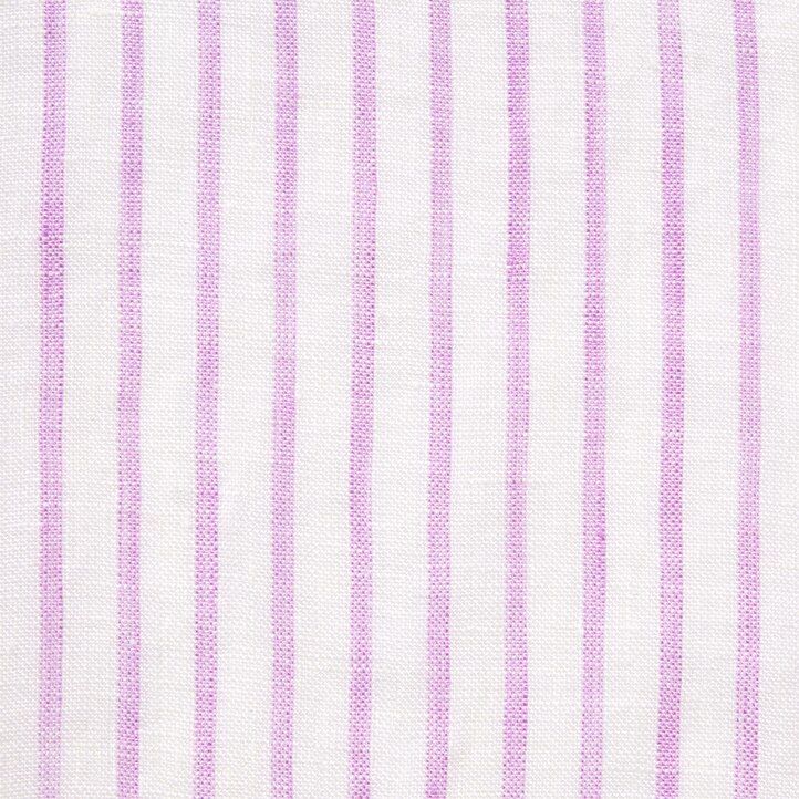 damenbluse von uniqlo aus 100 premium-leinen mit streifenmuster und Ärmeln hellblau