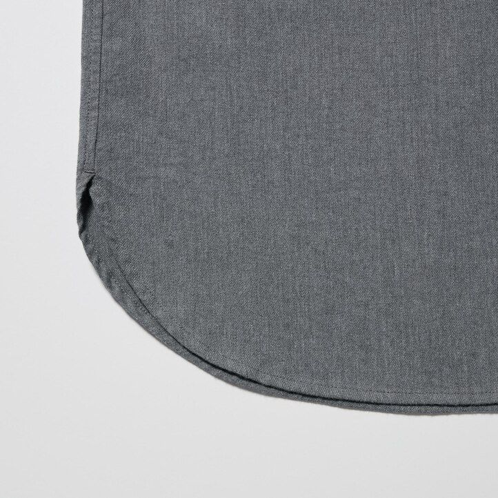 rosa damenbluse von uniqlo mit weichen angerauten Ärmeln