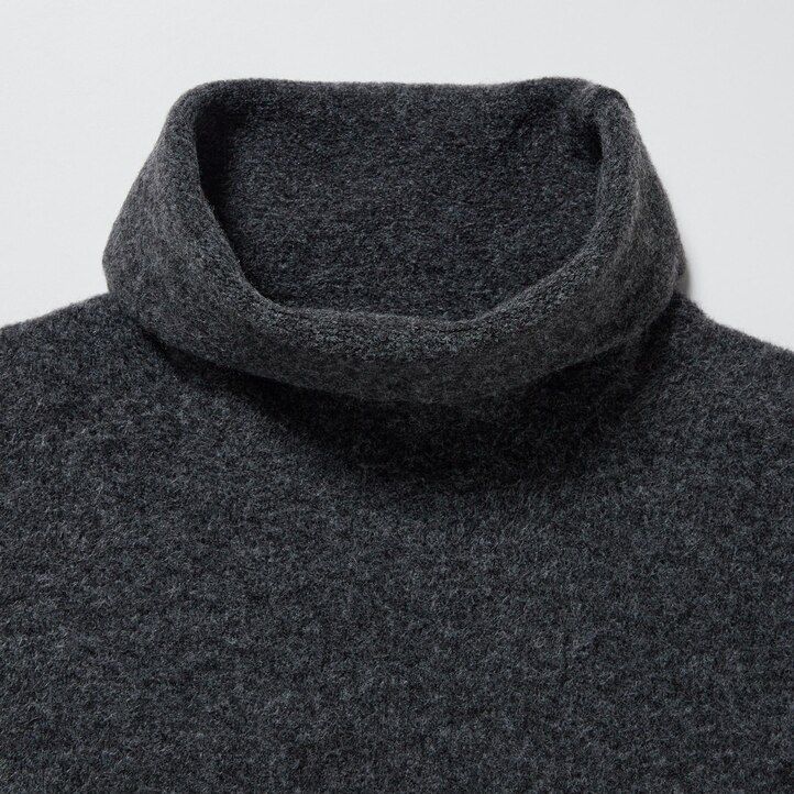 uniqlo damen-soufflékleid mit garnärmeln grün