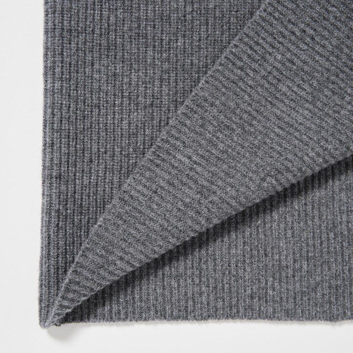 uniqlo strickkleid für damen mit u-boot-ausschnitt und Ärmeln schwarz