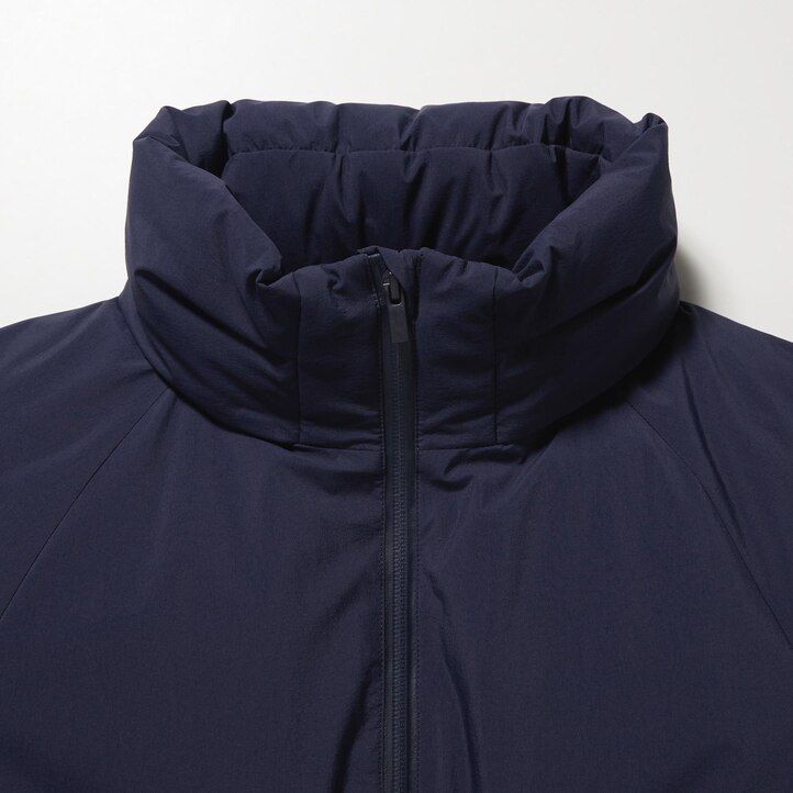 schwarze uniqlo ultra warm hybrid-daunenjacken für damen