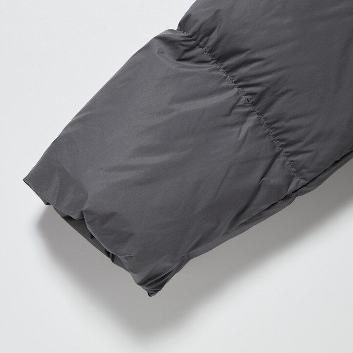 graue uniqlo powder soft down nanodesign damenjacken