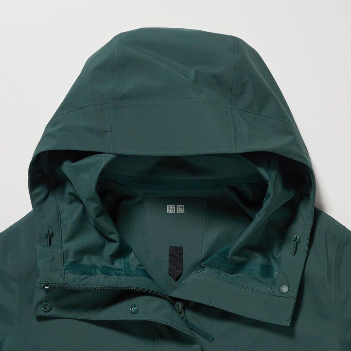 uniqlo blocktech damenjacken schwarz