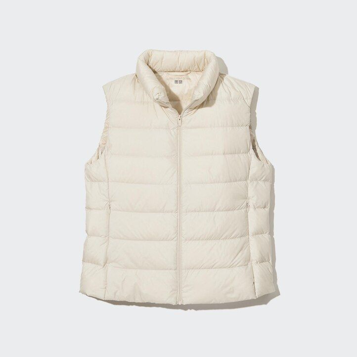 uniqlo ultraleichte daunenjacke für damen weiß