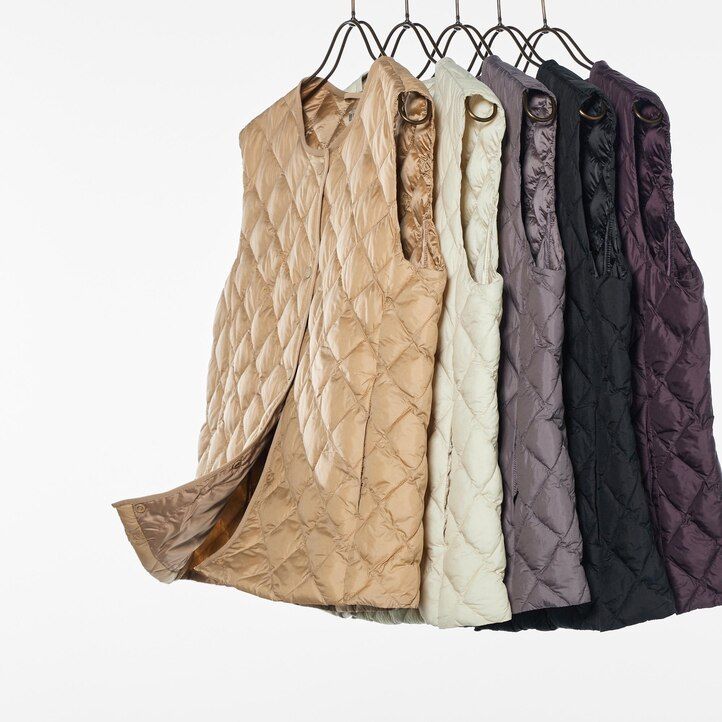 graue warme wattierte steppjacken von uniqlo für damen