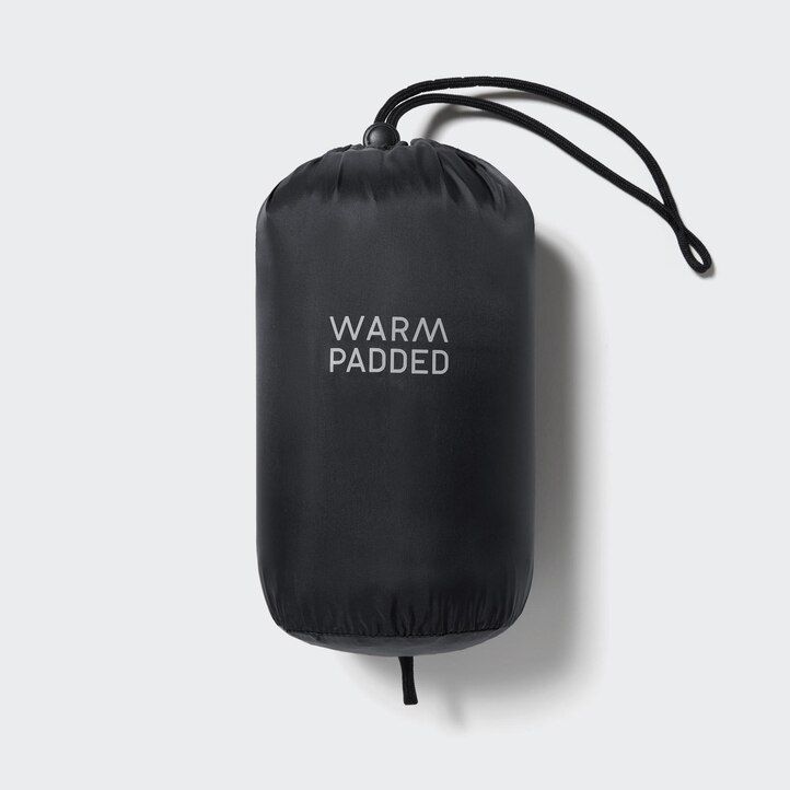 graue warme wattierte steppjacken von uniqlo für damen