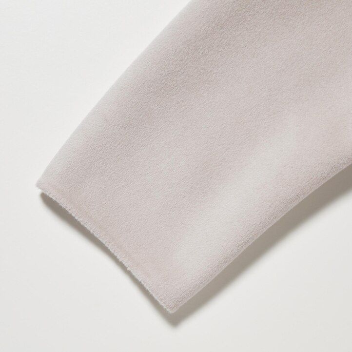 uniqlo damen-wickeljacken aus wollmischung beige