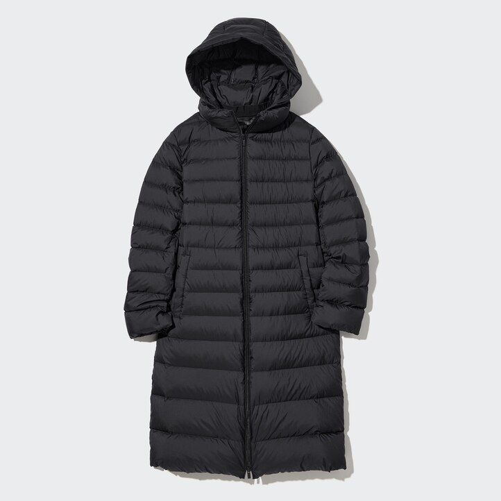 uniqlo ultraleichte daunenjacke für damen schwarz