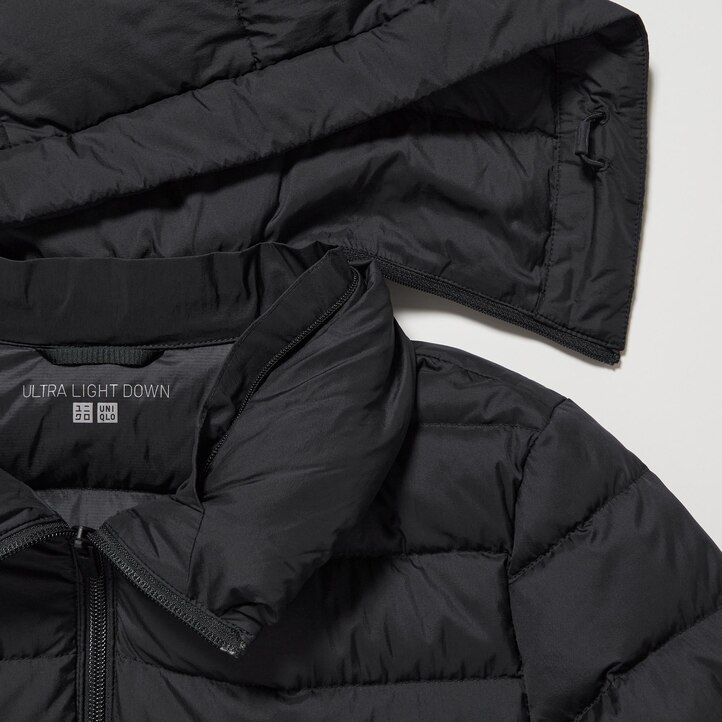 uniqlo ultraleichte daunenjacke für damen schwarz