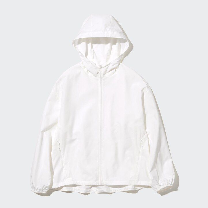 uniqlo damen-uv-schutzjacke mit taschen grün