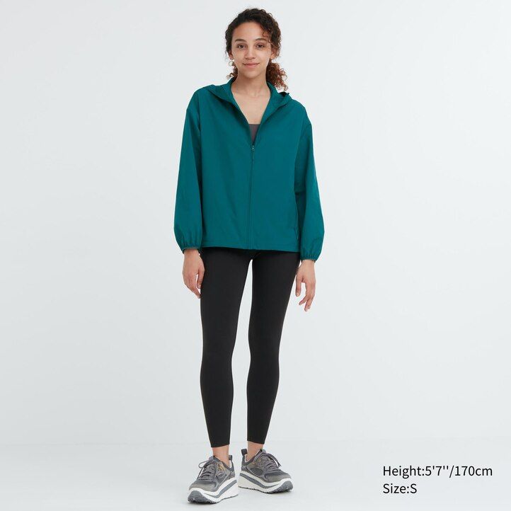 uniqlo damen-uv-schutzjacken mit taschen grün -
