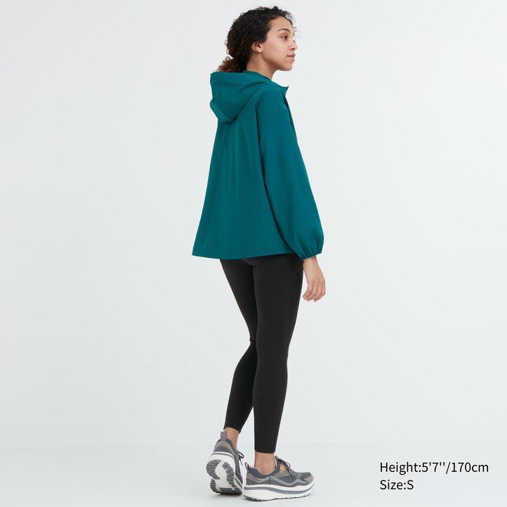 uniqlo damen-uv-schutzjacken mit taschen grün -