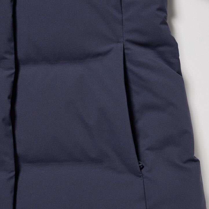 graue nahtlose daunenjacken von uniqlo für damen