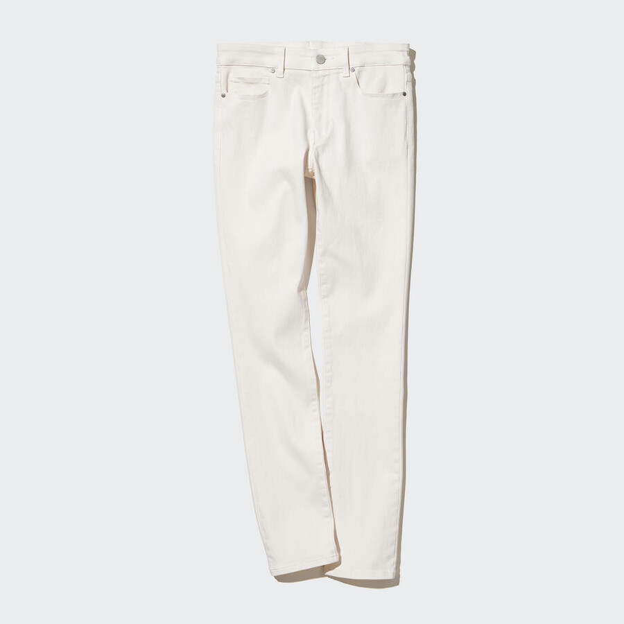 uniqlo damen ultra stretch skinny fit jeans weiß