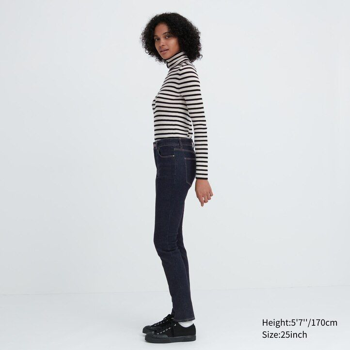 uniqlo damen ultra stretch skinny fit jeans weiß