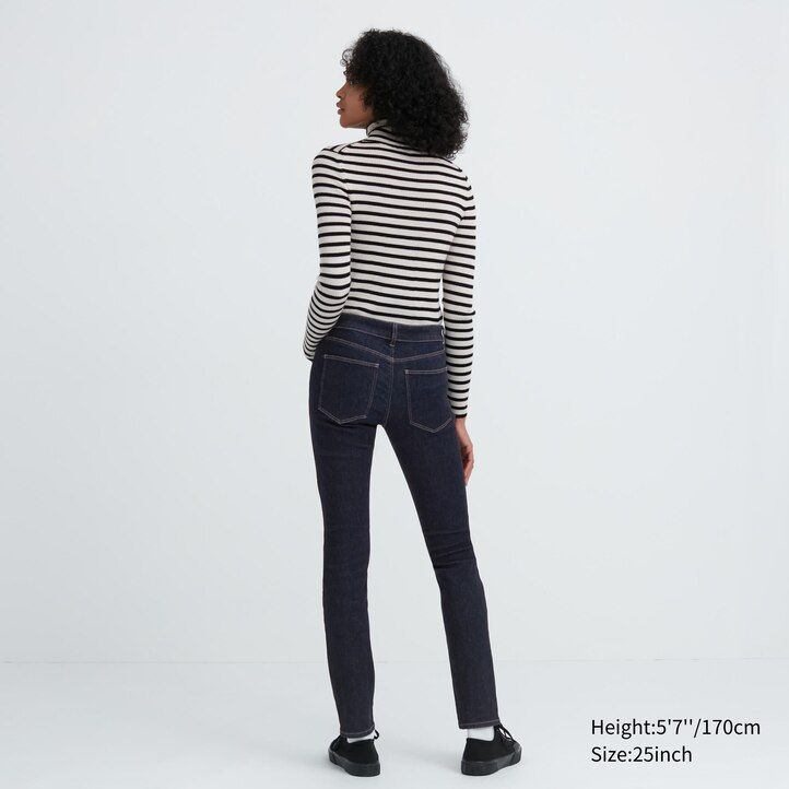 uniqlo damen ultra stretch skinny fit jeans weiß