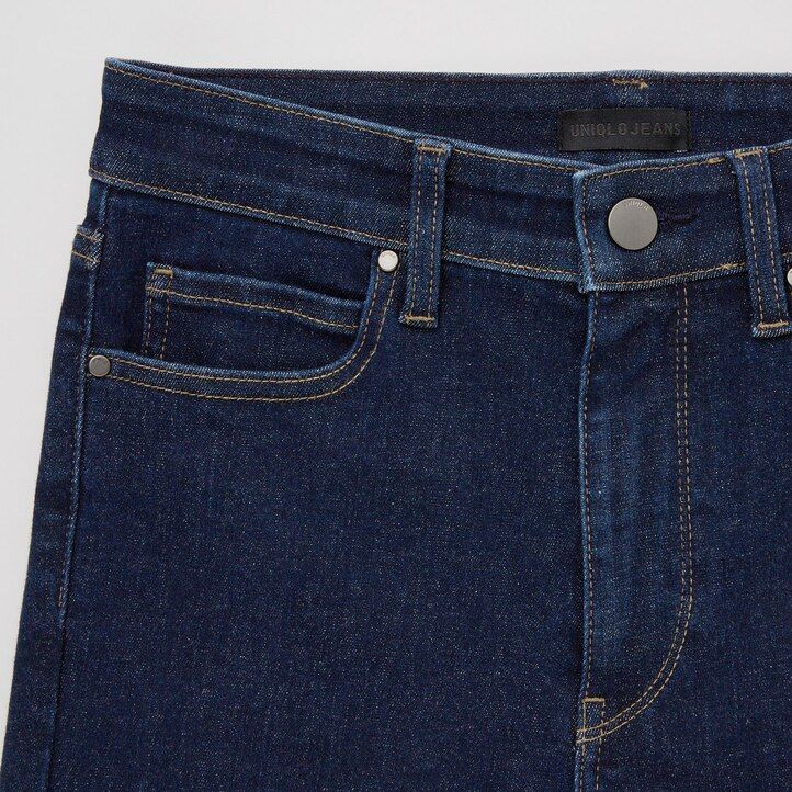 uniqlo damen ultra stretch high rise skinny fit jeans marineblau