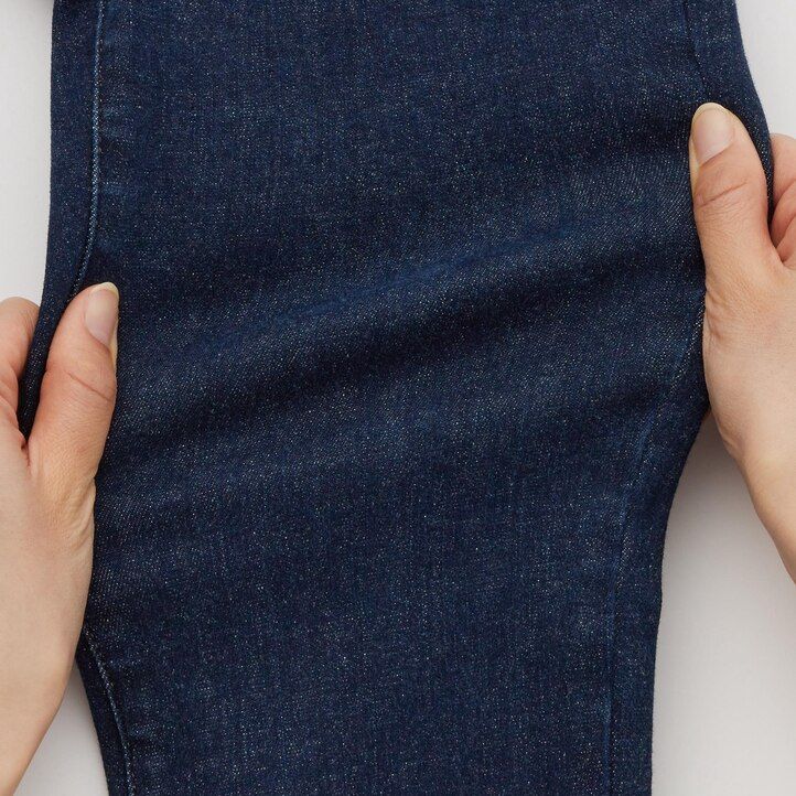 uniqlo damen ultra stretch high rise skinny fit jeans marineblau