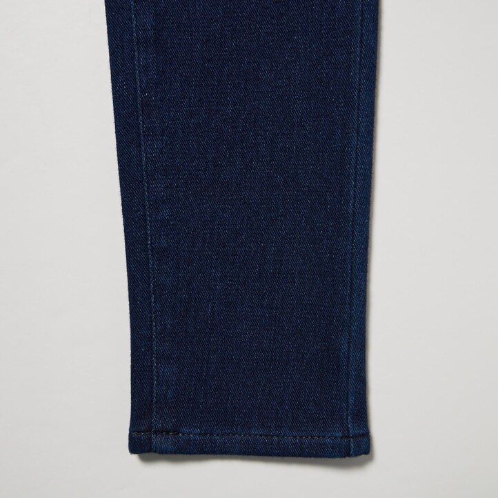 blaue uniqlo ultra stretch umstandsjeans für damen