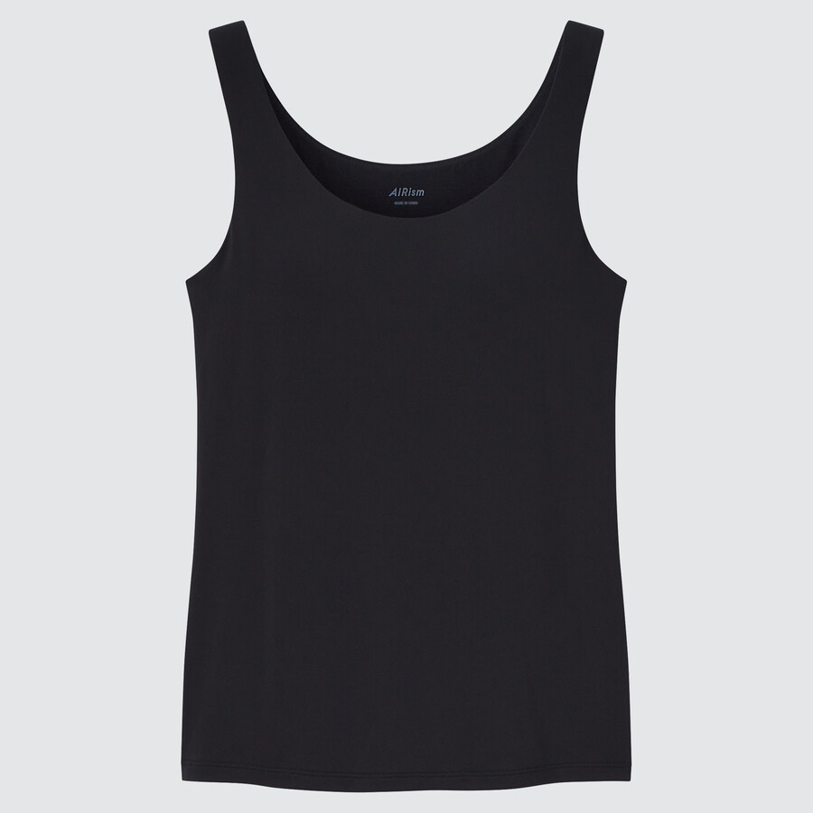 schwarze ärmellose umstandsmode von uniqlo airism für damen